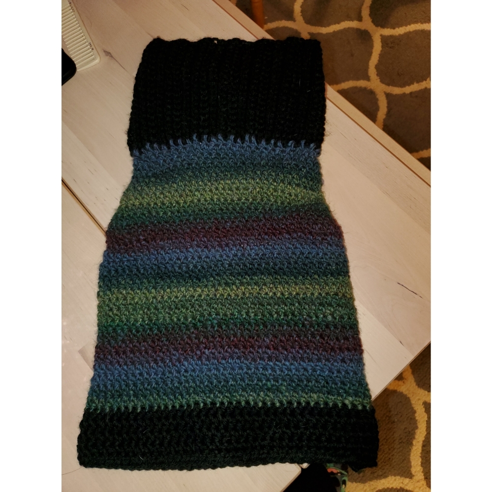 Crocheted dog sweater S/M